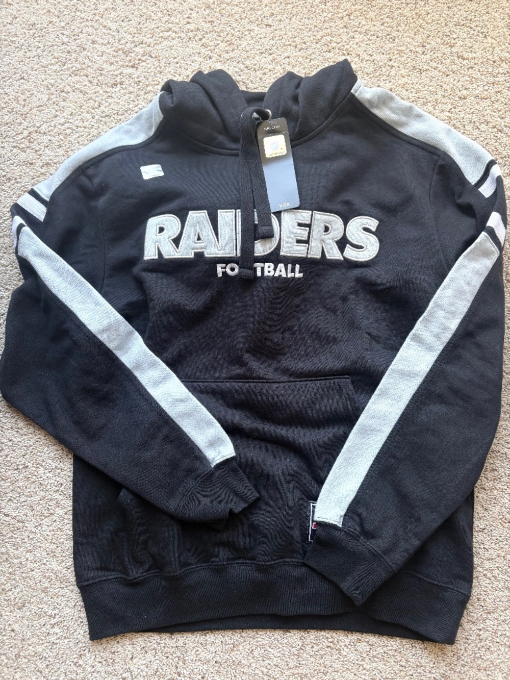NEW Raiders hoodie size small